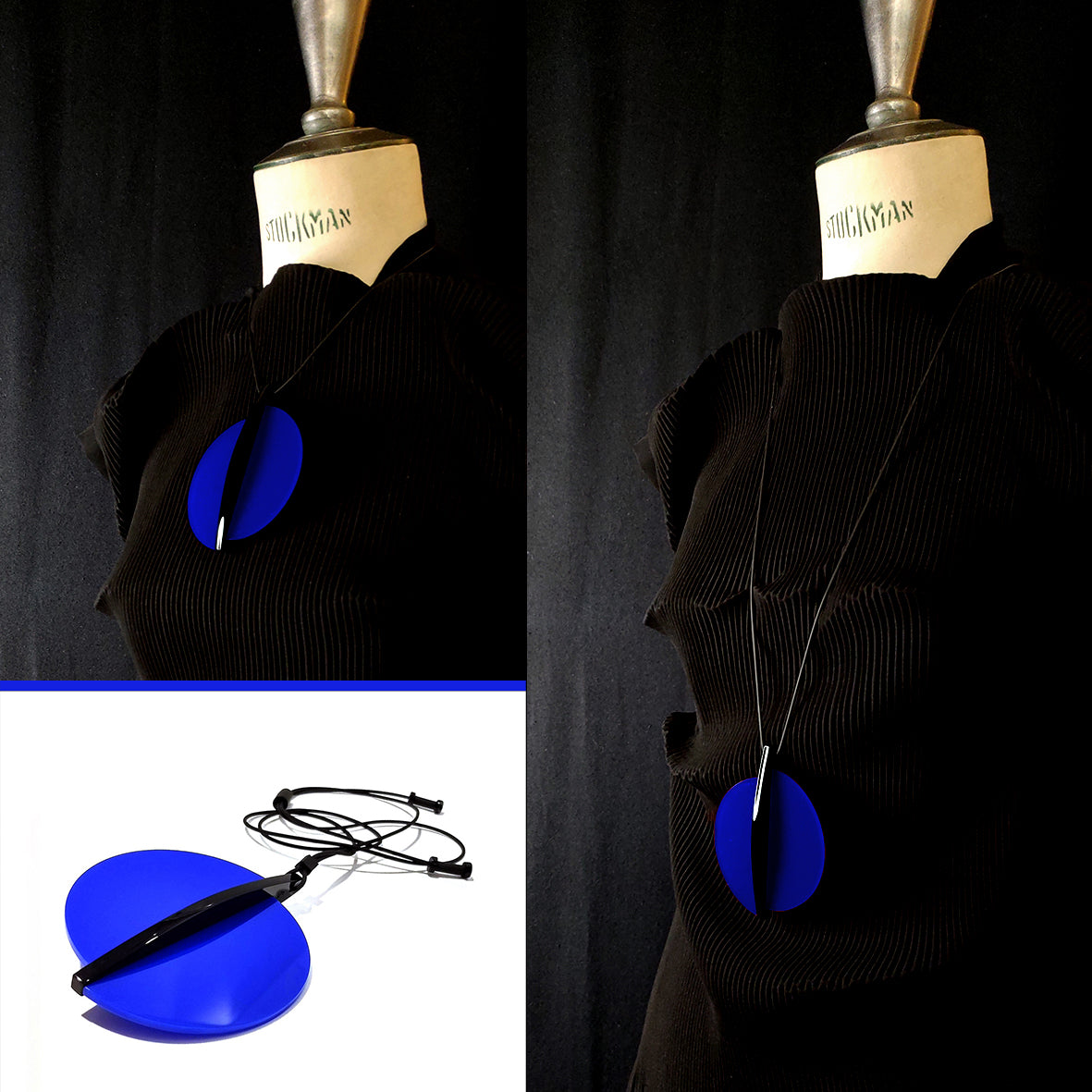 ALF acrylic pendant Royal Blue