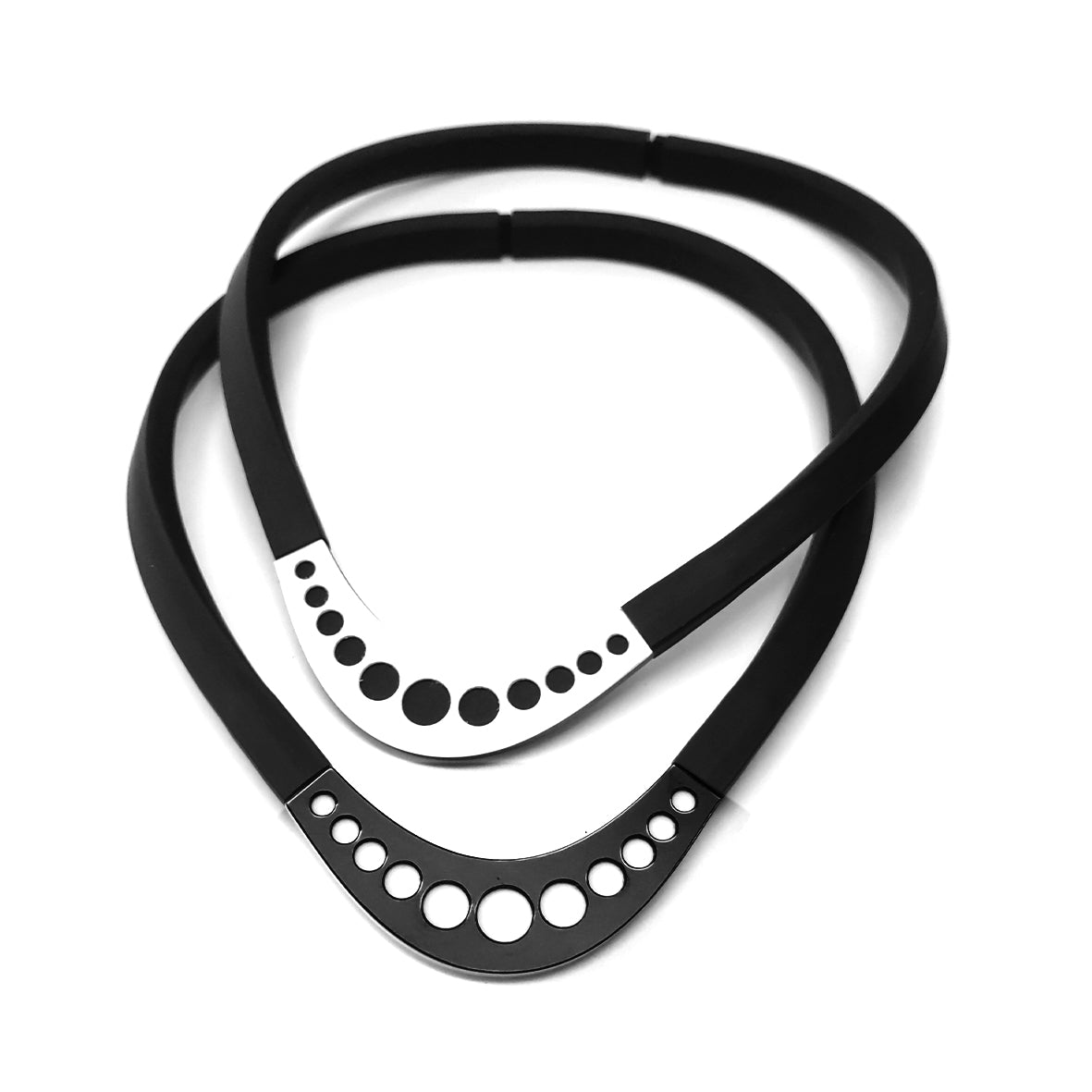 ALLYSON choker Black on White