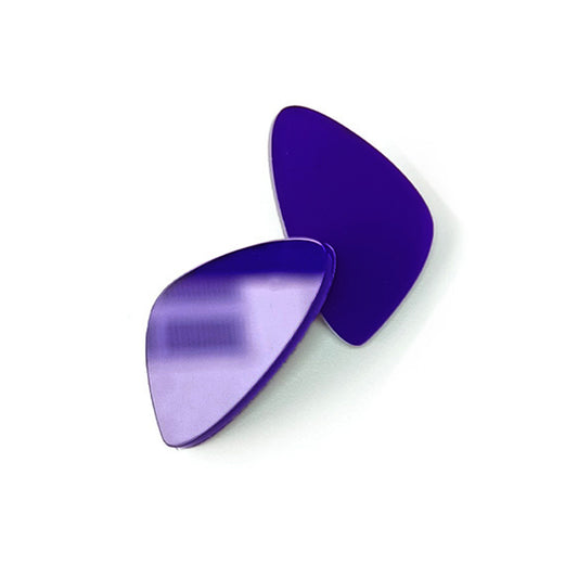 EMILY acrylic stud earrings Dark Purple