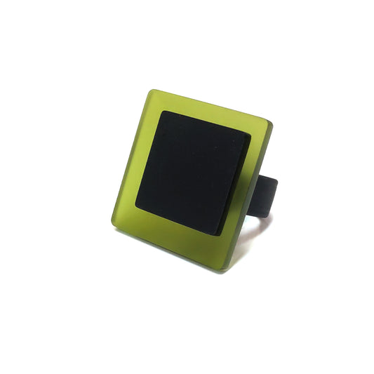 ERIKO ring frosted Khaki Green