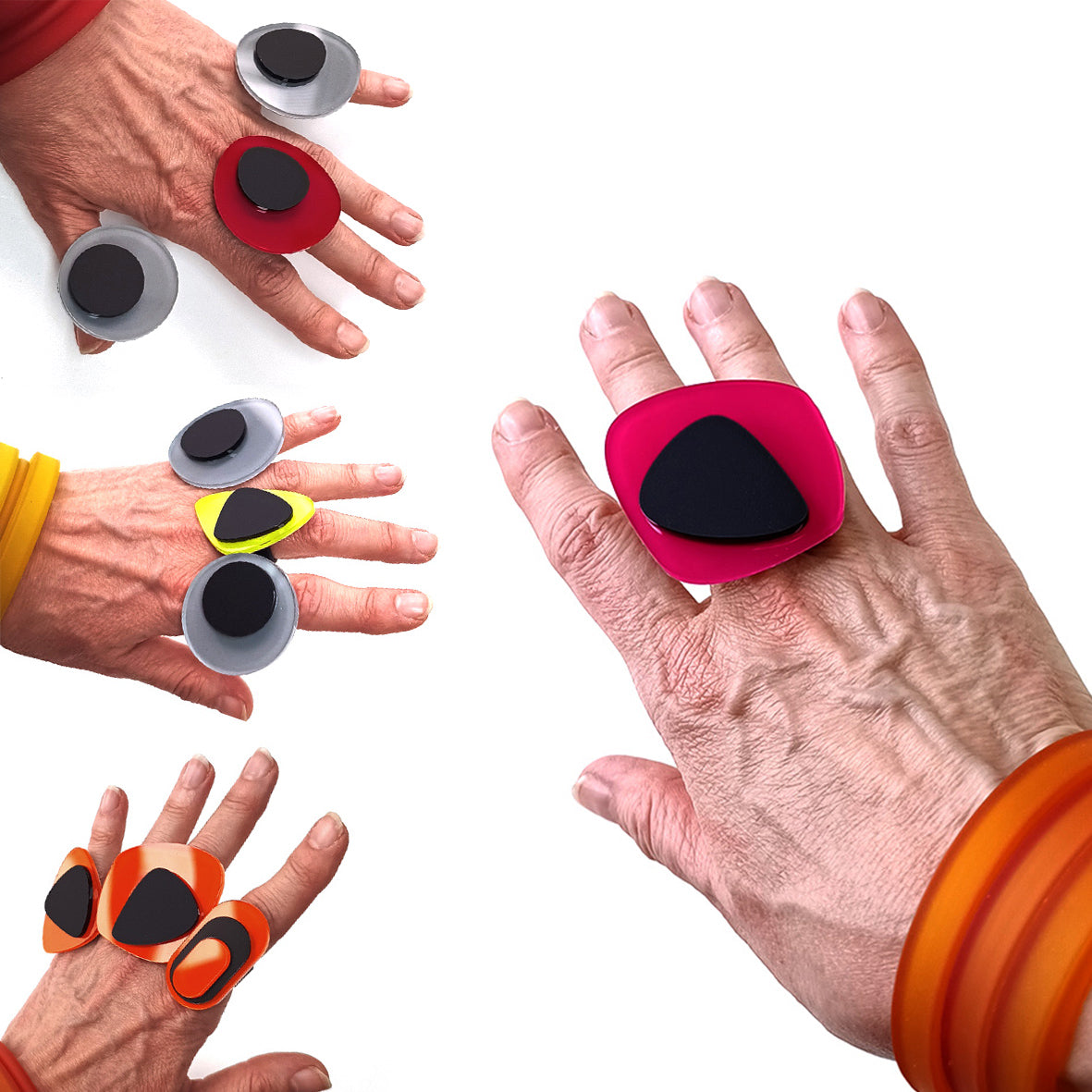 FLOKI statement ring Violet