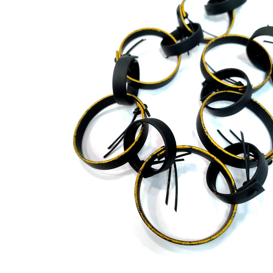 GHALIA long necklace Antic Gold