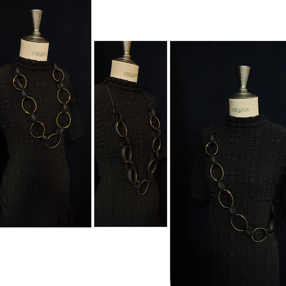 GHALIA long necklace Antic Gold