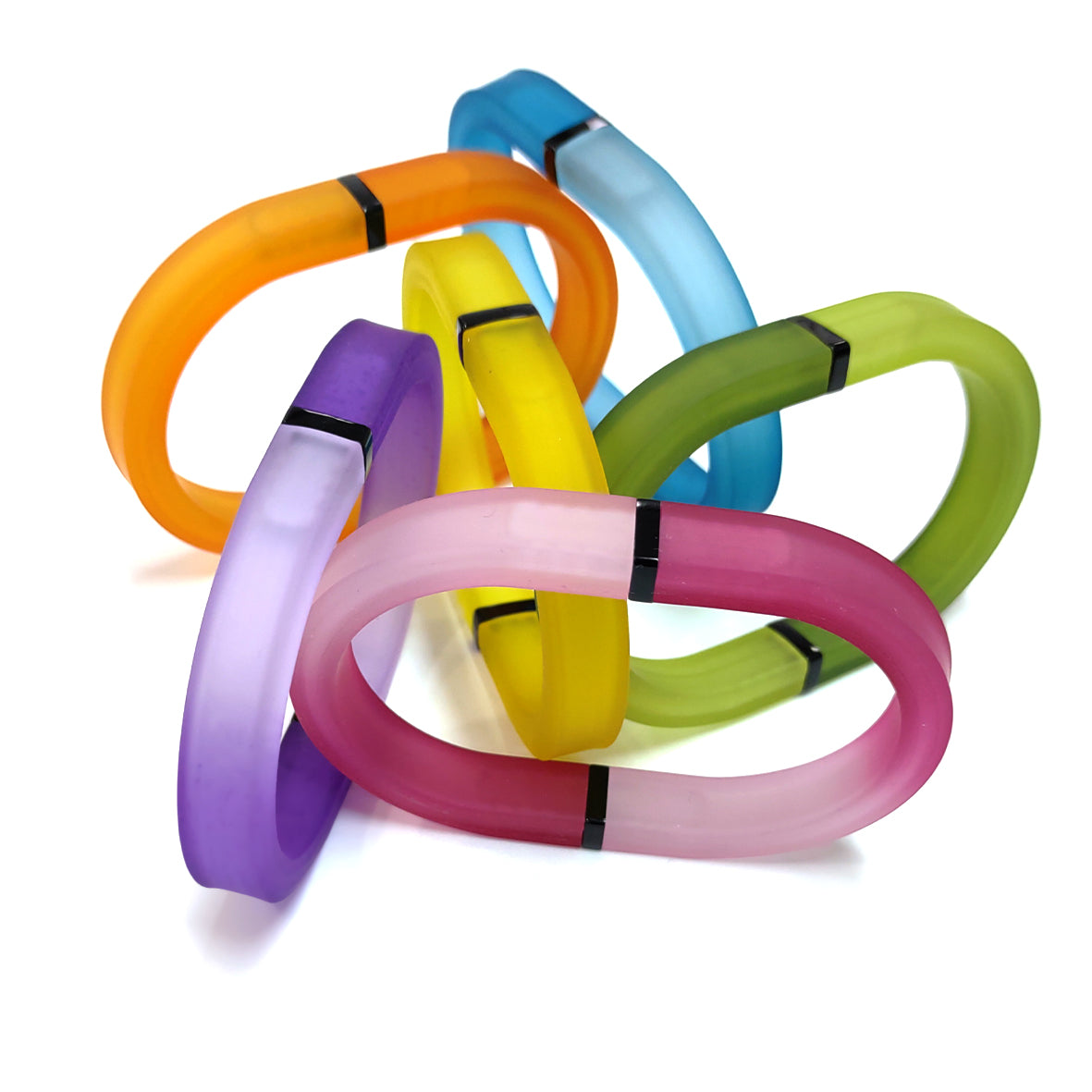 KAYLEE soft rubber bracelet in 7 CANDY colors