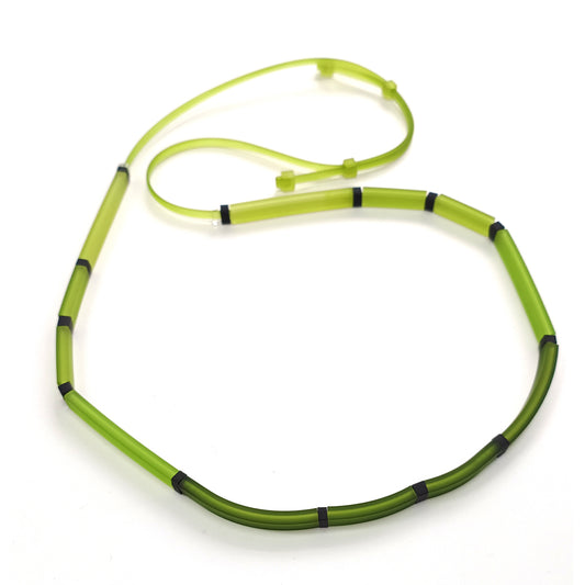 LORETA long necklace Lime Green