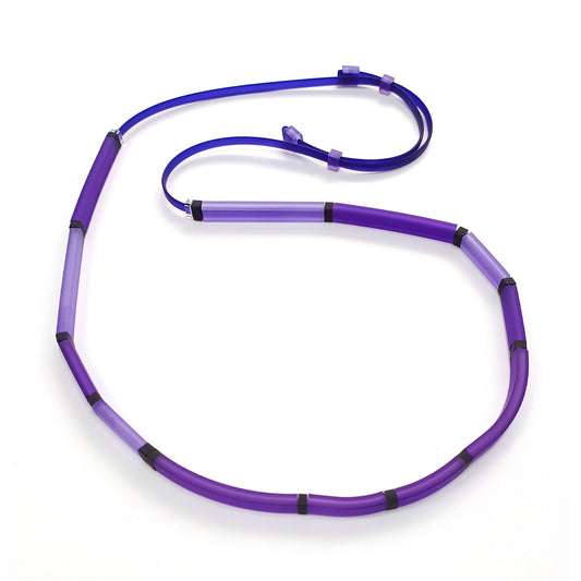LORETA long necklace Purple Violet