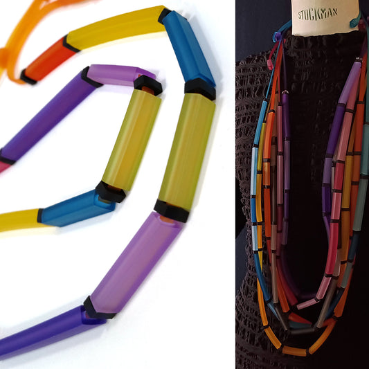 LORETA long necklace Rainbow