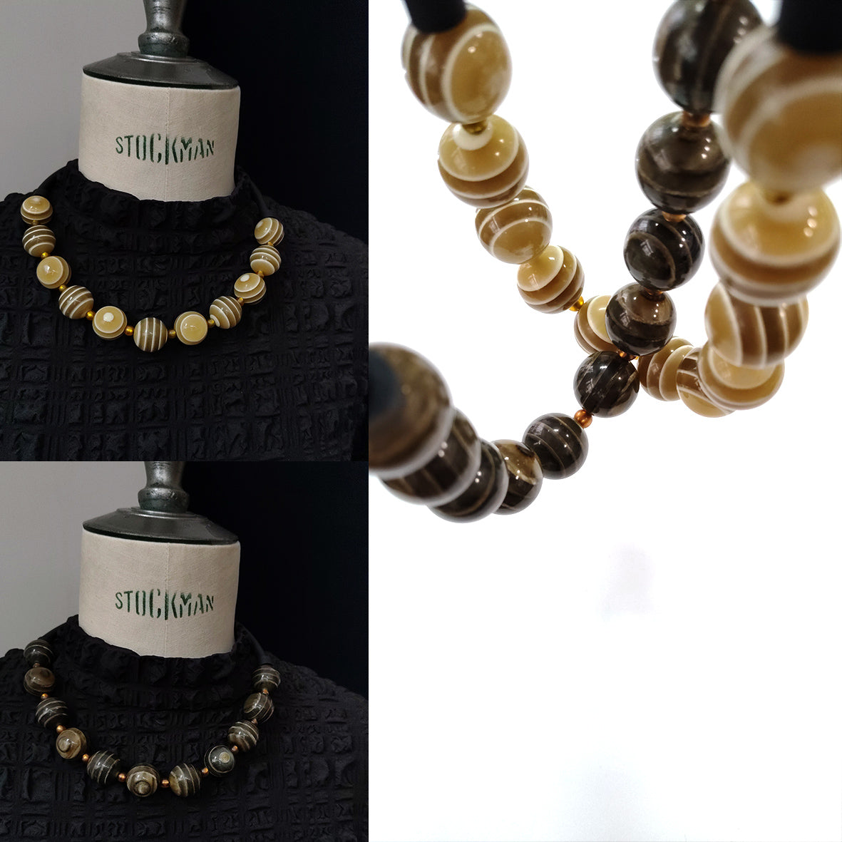 SONORA resin beads necklace Desert Stone