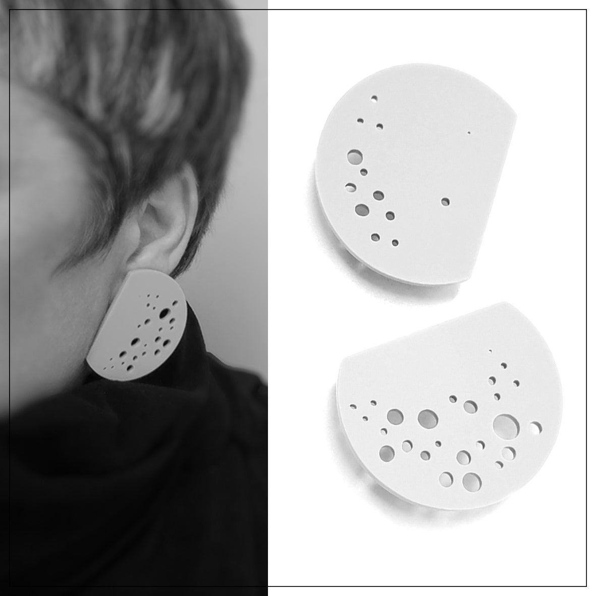 -50% : MONA boucles d'oreilles Rose de SAHARA