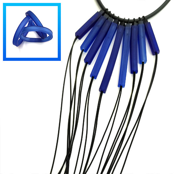WANAKA necklace + DRIM°TRIO / SET Blue