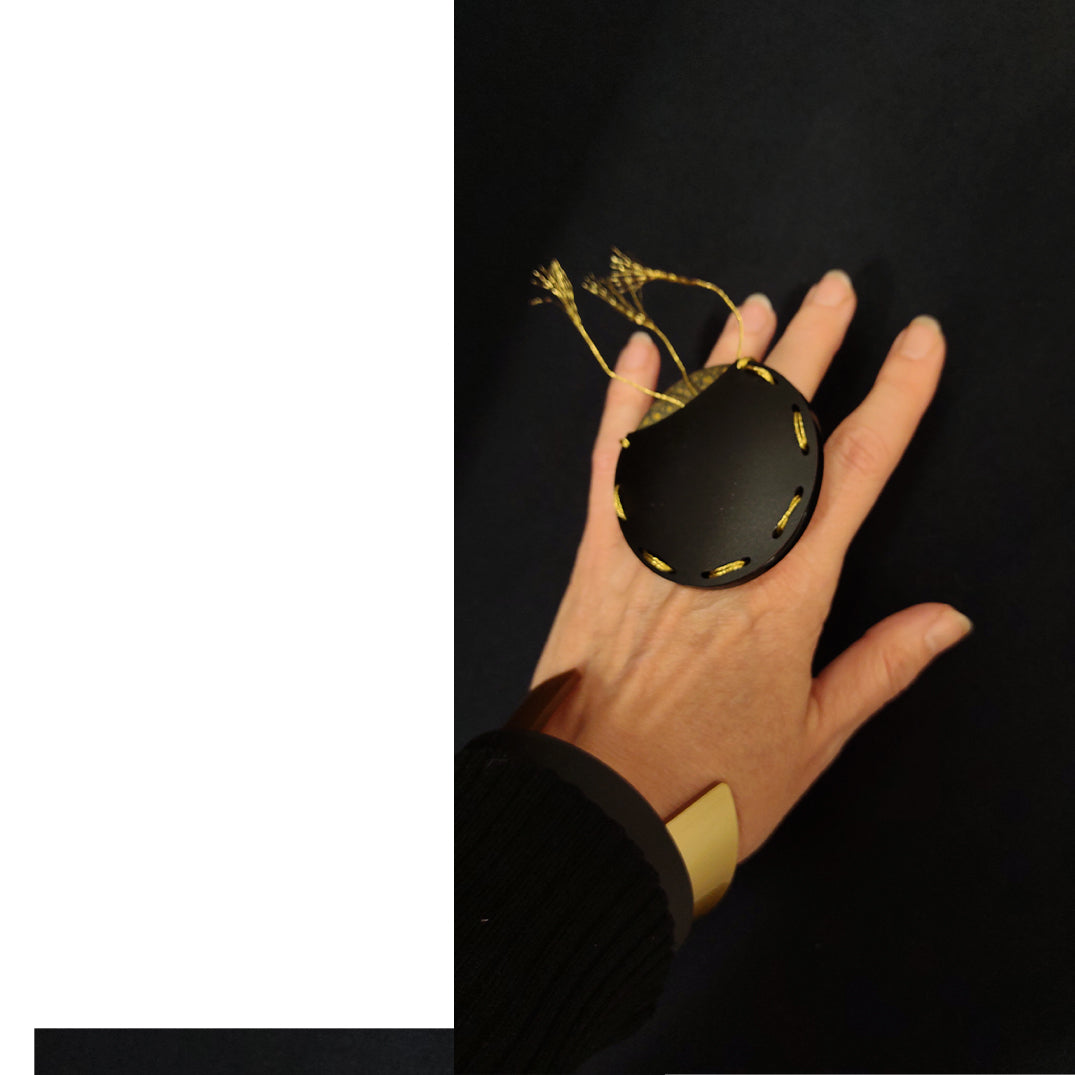 SOLANGE statement ring Antic Gold