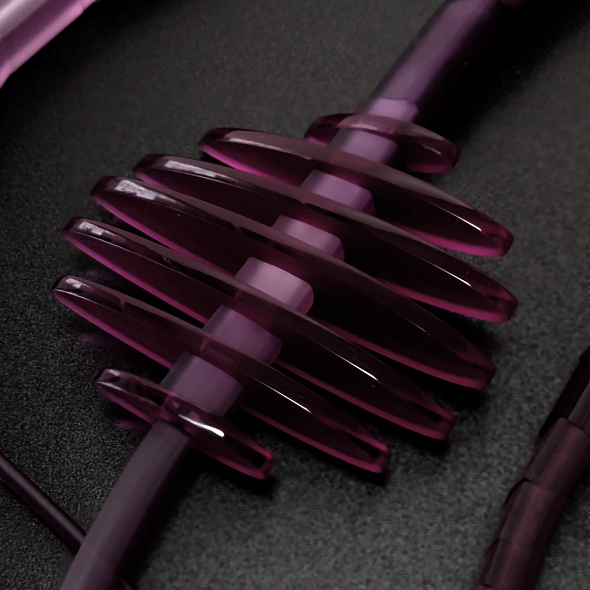 RIO long necklace Amethyst Orchid