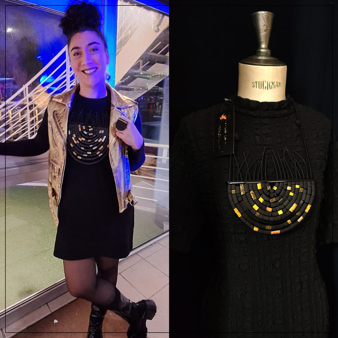 SITAMUN majestic necklace Antic Gold