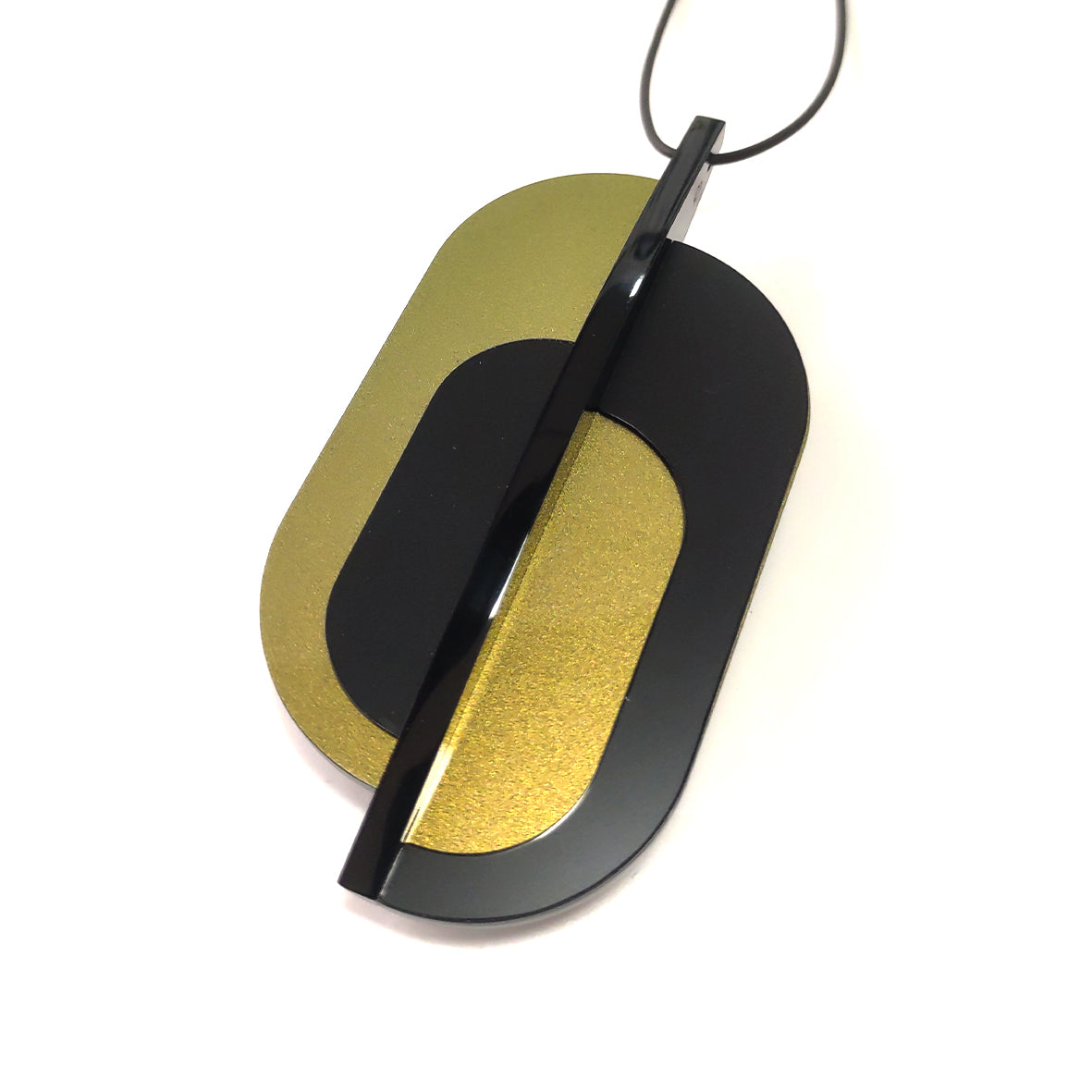 THEO reversible pendant Antic Gold