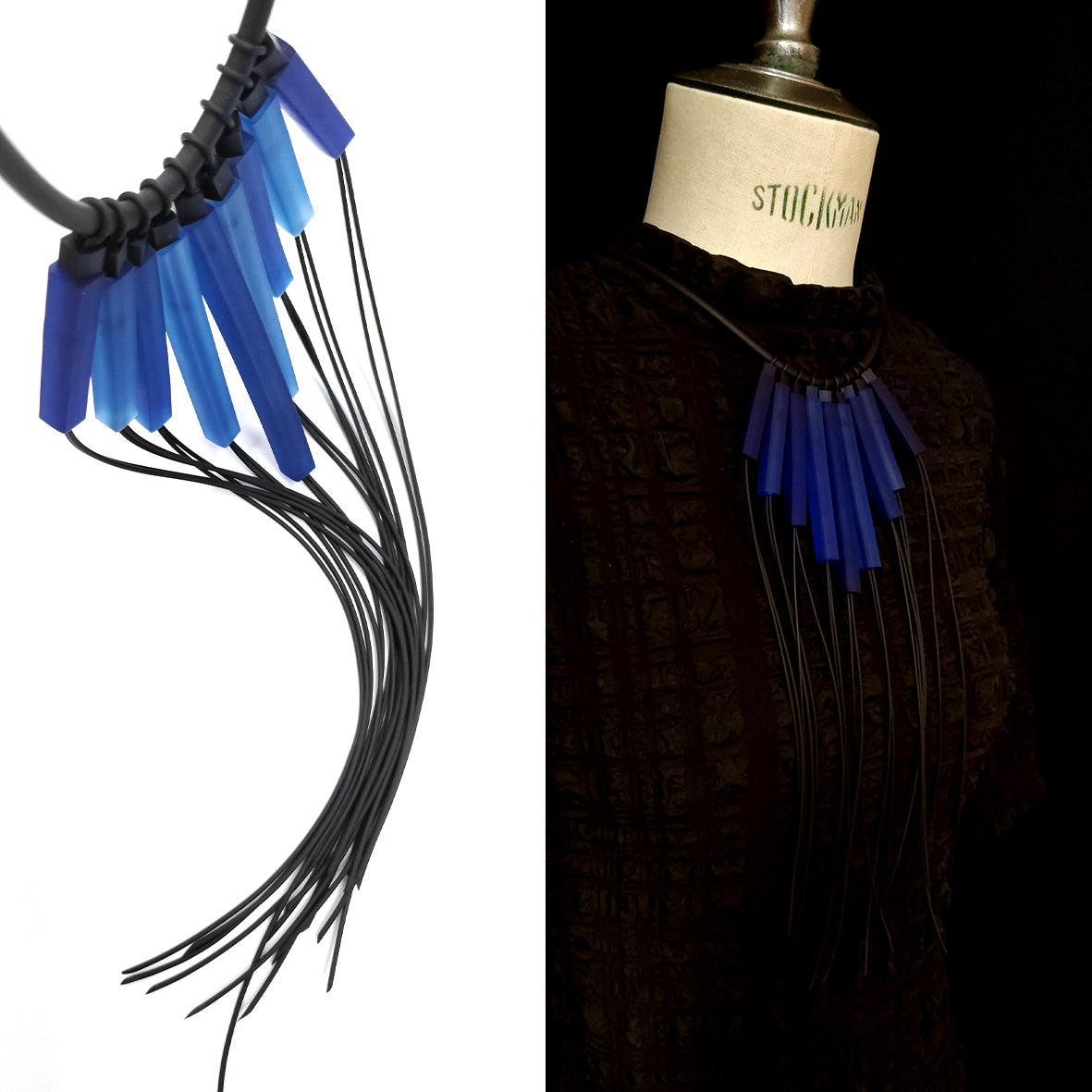 WANAKA necklace + DRIM°TRIO - free / SET Blue