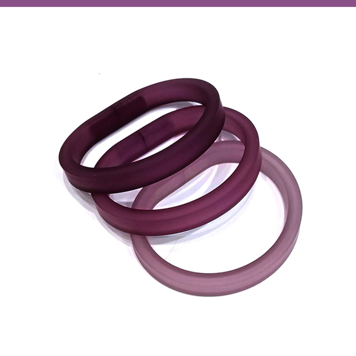 Drim Trio set of 3 rubber bracelets | 8 colors available