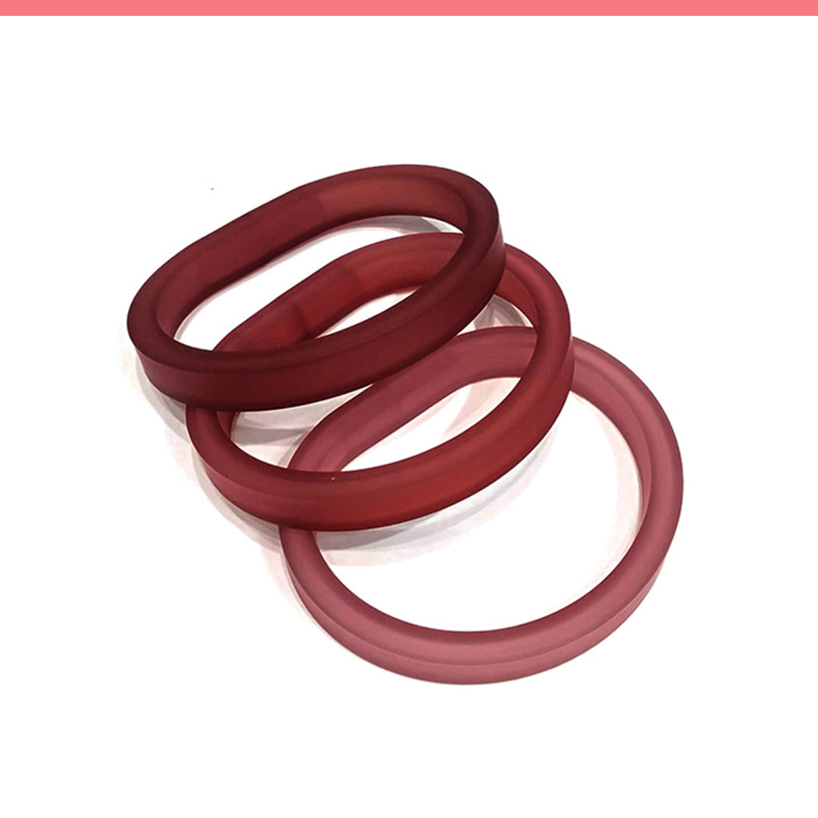 Drim Trio set of 3 rubber bracelets | 8 colors available