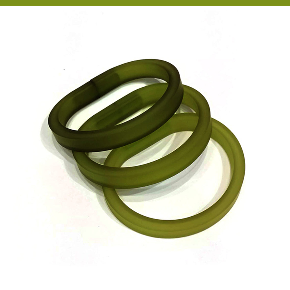 Drim Trio set of 3 rubber bracelets | 8 colors available