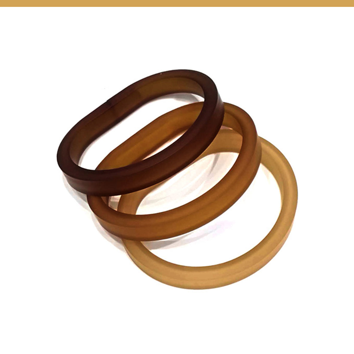 Drim Trio set of 3 rubber bracelets | 8 colors available