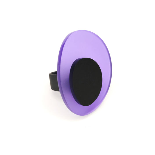 LEYA ring Aurora Violet Frosted