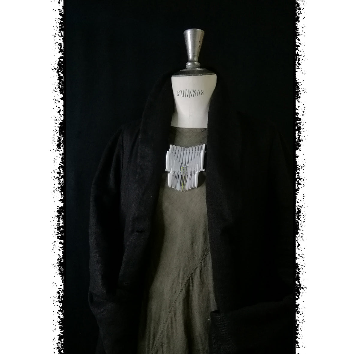 NIAGARA pendant - One of a Kind - Iridescent White