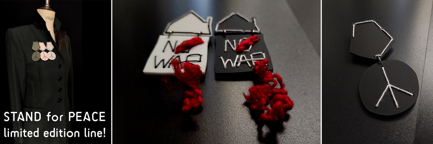 Hand embroidered brooches