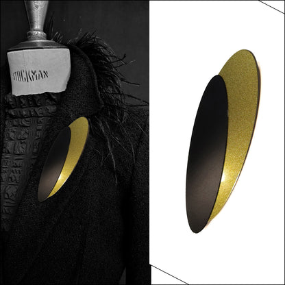 AILA  majestic acrylic brooch Antic Gold