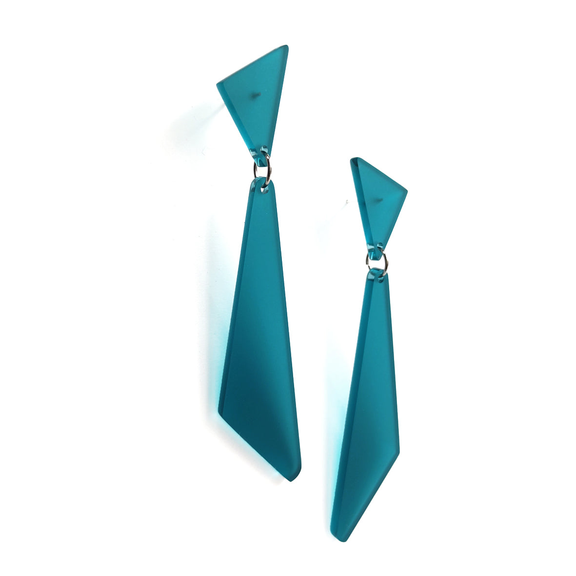 ARKANSAS boucles d'oreilles en Plexiglas Turquoise