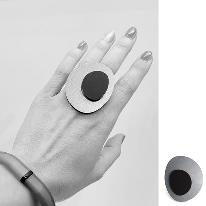 LEYA ring Antic Silver