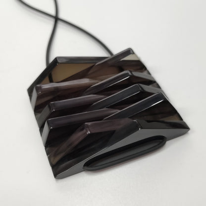 BILBAO pendentif Gris Fumé [CRYSTAL PALACE]