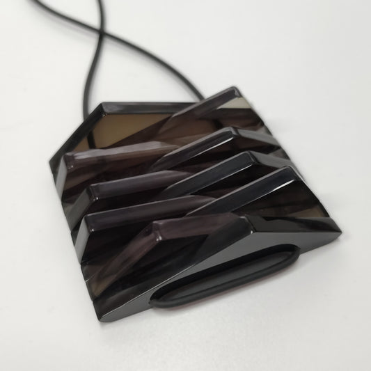 BILBAO pendentif Gris Fumé [CRYSTAL PALACE]