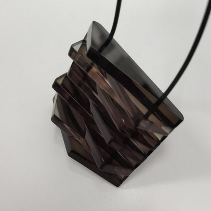BILBAO pendentif Gris Fumé [CRYSTAL PALACE]