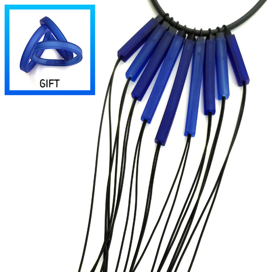 WANAKA collier + DRIM°TRIO - offert / LOT Bleu Roi