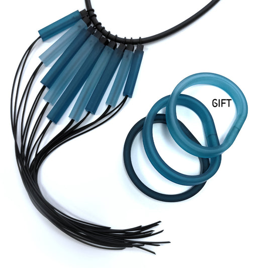 WANAKA collier + DRIM°TRIO - offert / LOT Turquoise