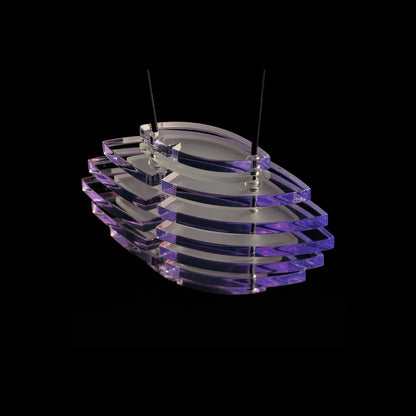 GROOVE pendentif Violet [CRYSTAL PALACE]