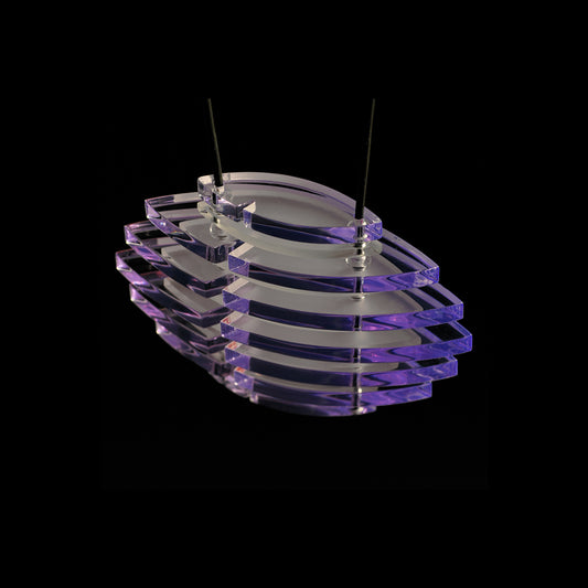 GROOVE pendentif Violet [CRYSTAL PALACE]