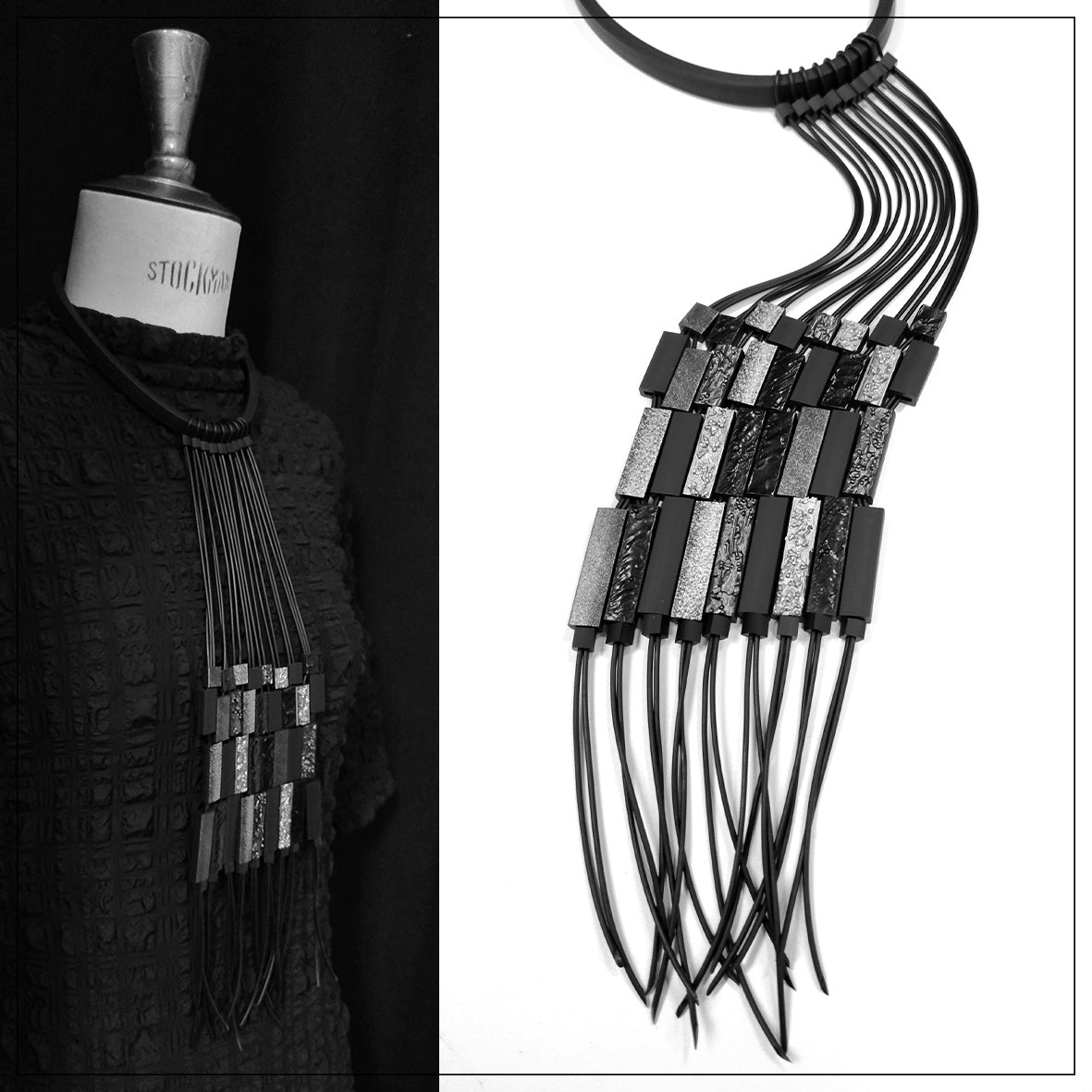 ISIDORA majestic necklace Antic Silver