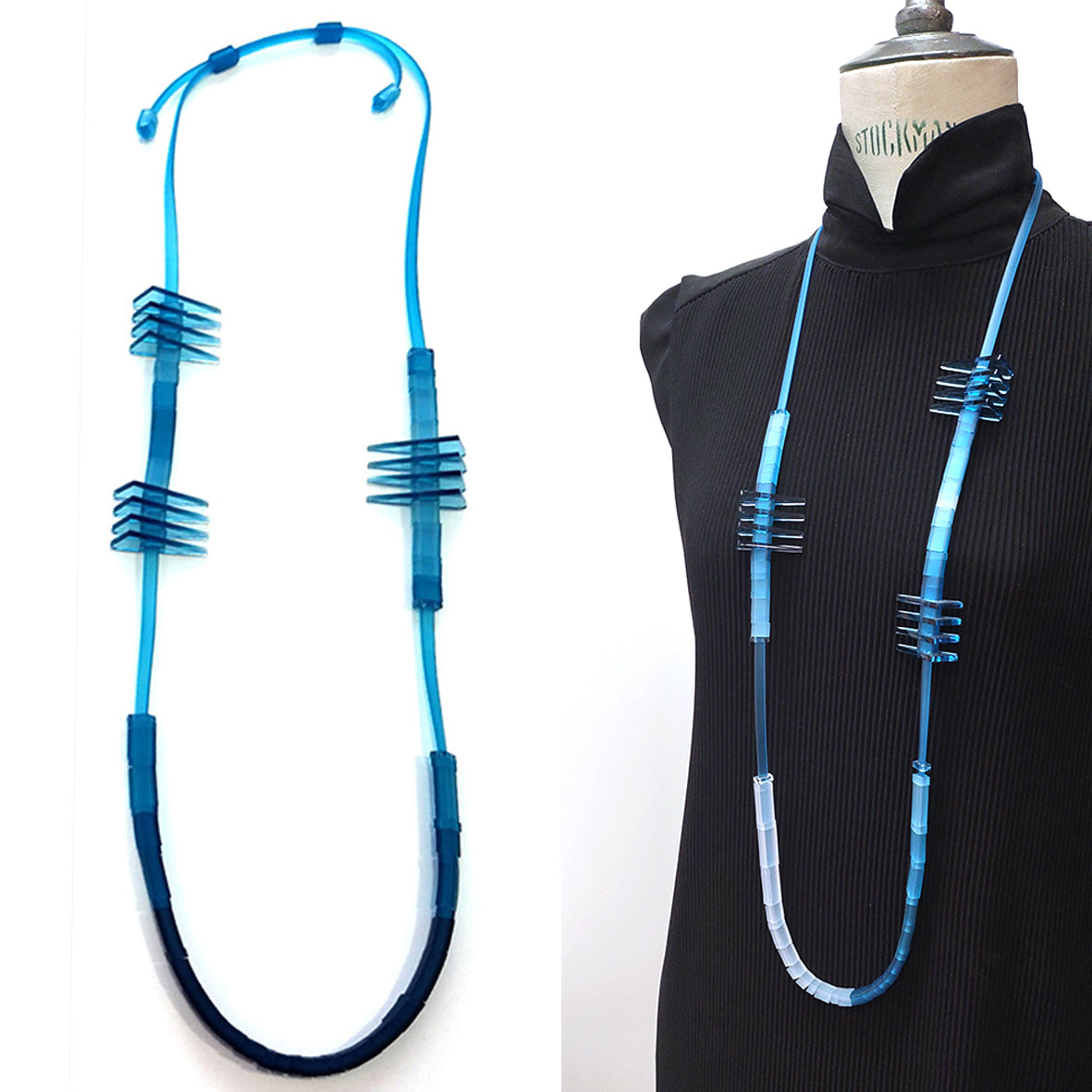 Kansas long necklace Turquoise