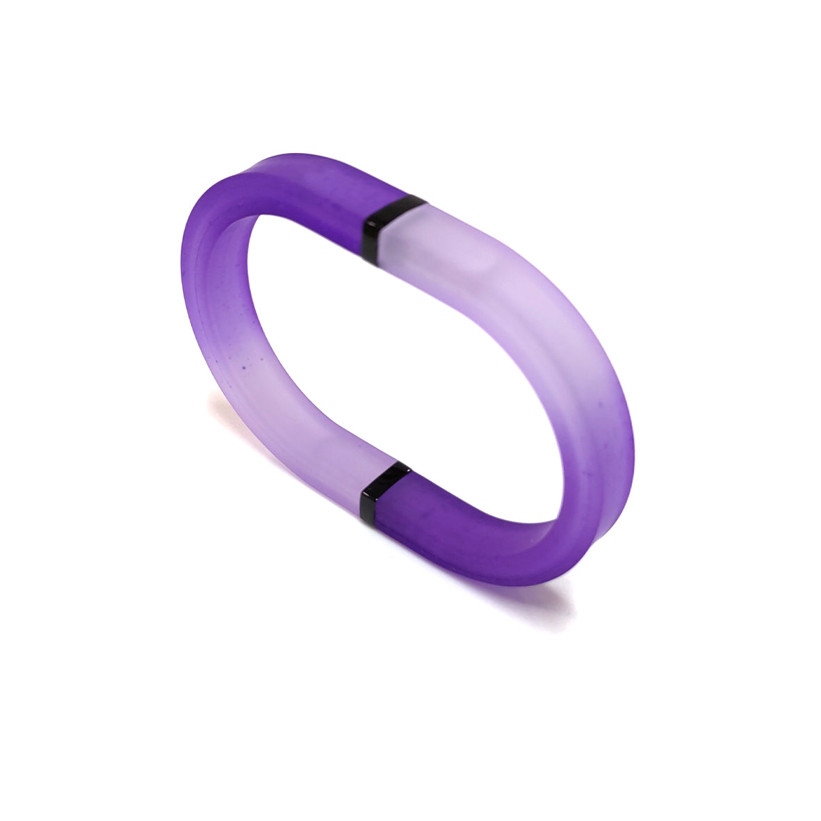 Set of KAYLEE bracelet & SANAGA ring Purple Candy