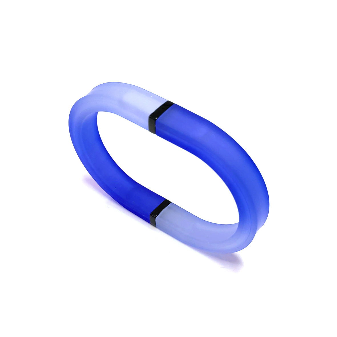 Set of KAYLEE bracelet & SANAGA ring Blue Candy