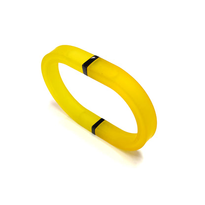 Set of KAYLEE bracelet & SANAGA ring Yellow Candy