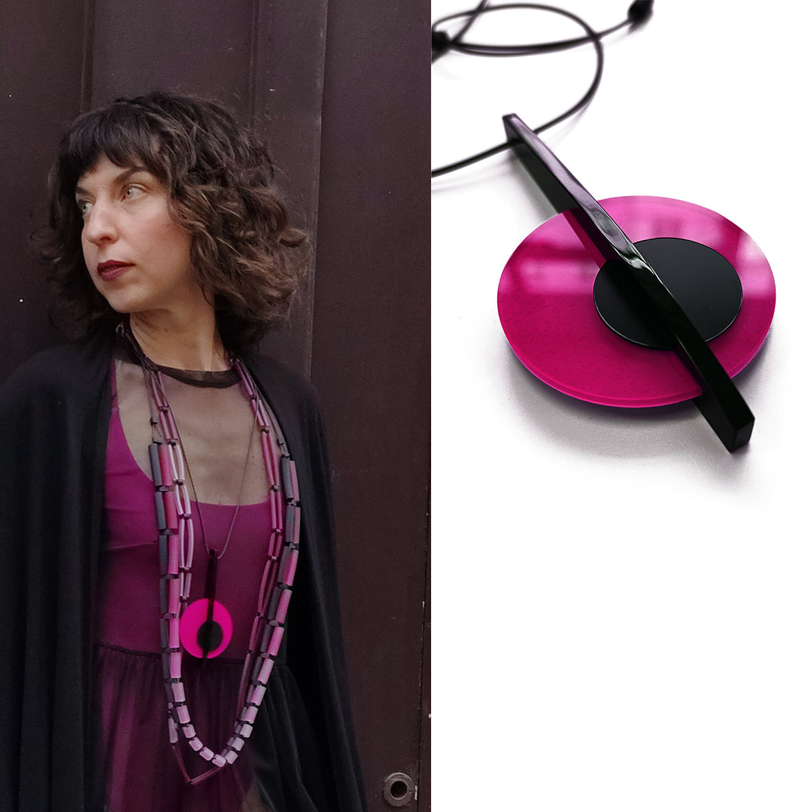 LILITH pendant Magenta