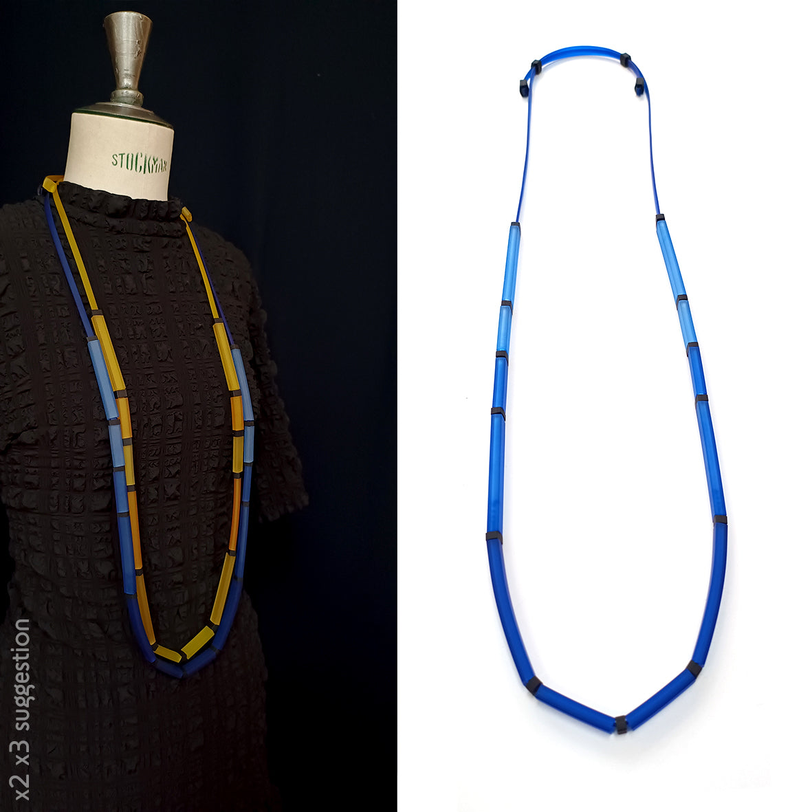 LORETA long necklace Blue Candy