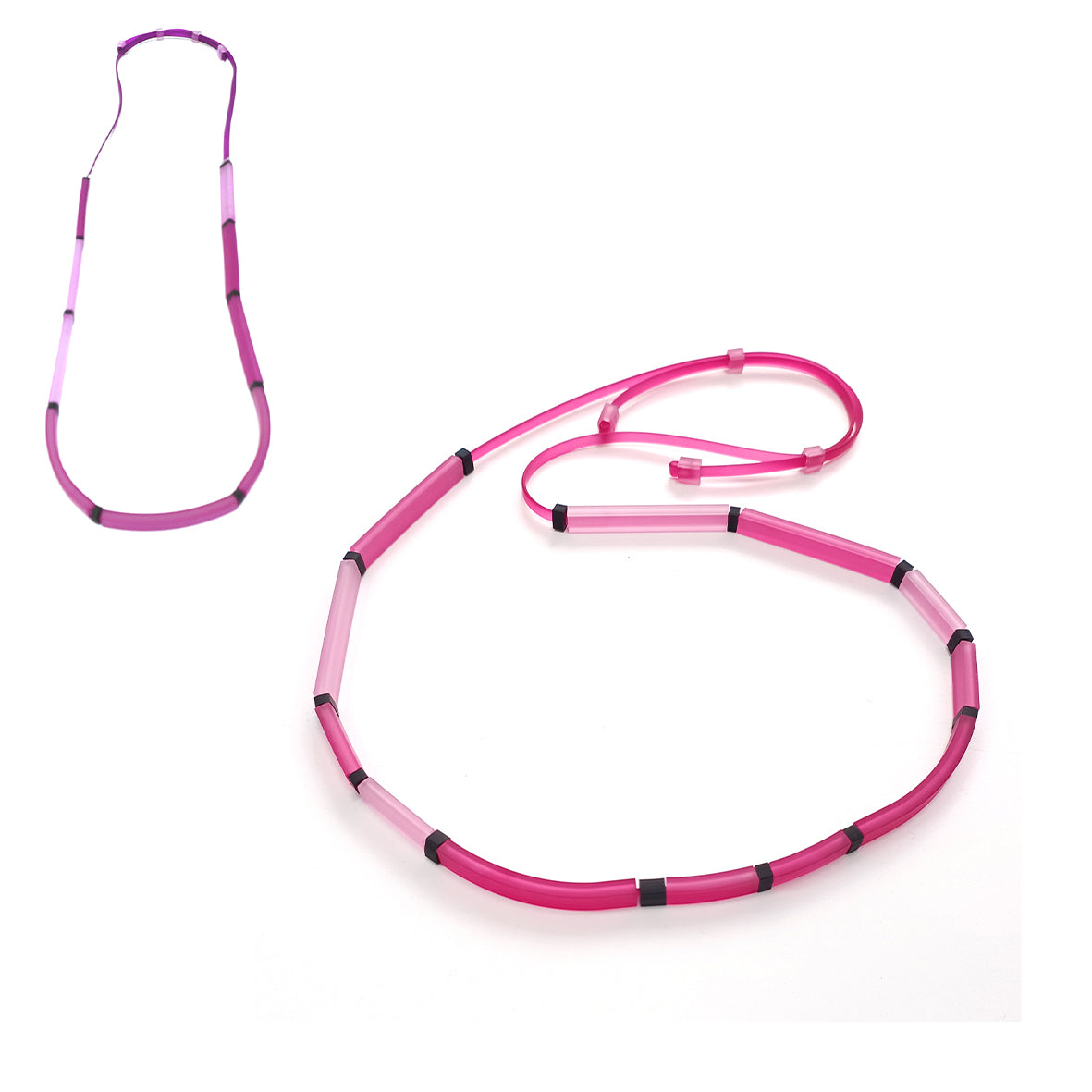 LORETA long necklace Pink Fuchsia