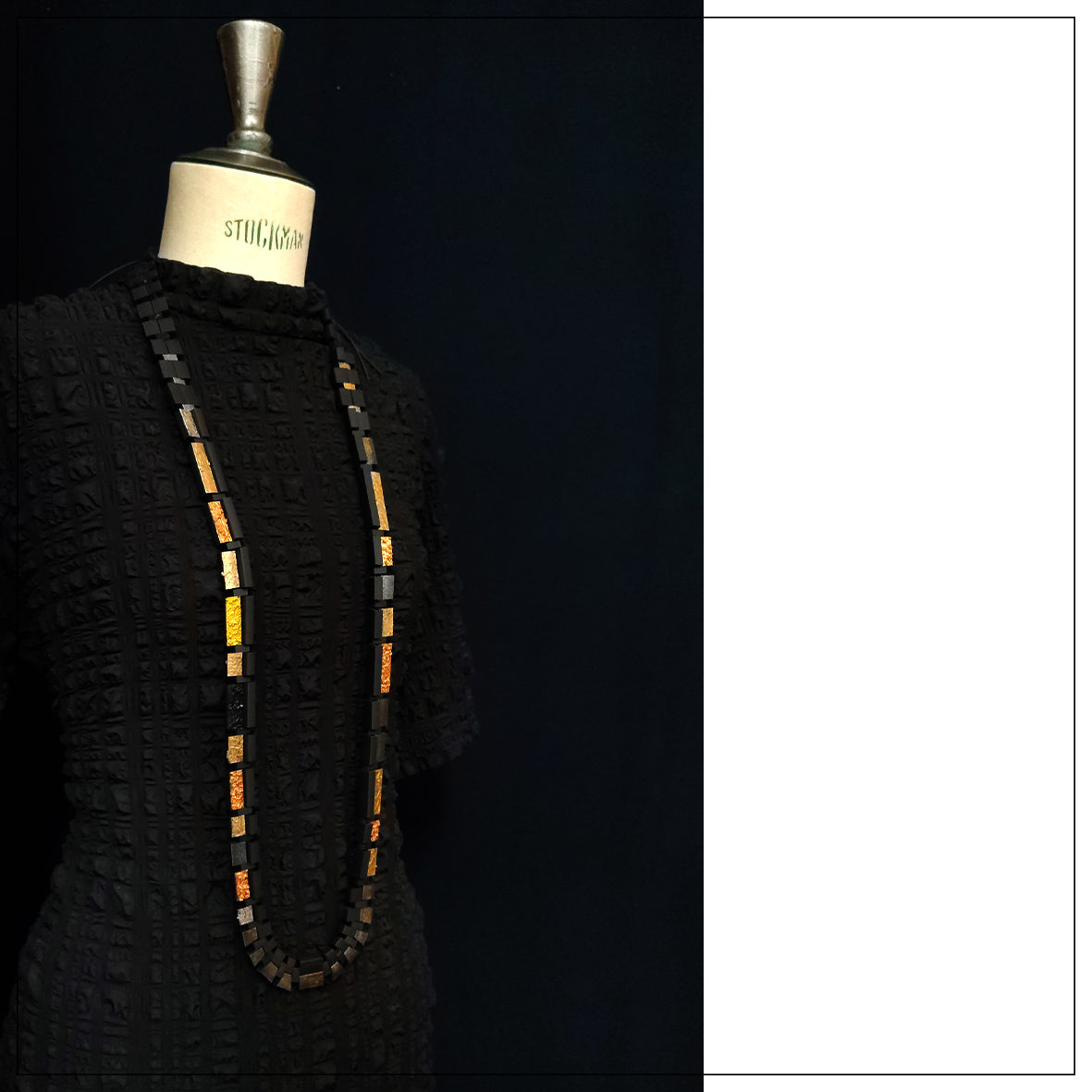 MEGARE long necklace Antic Gold