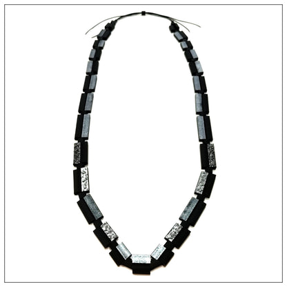 MEGARE long necklace Antic Silver
