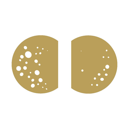 -50% :  MONA boucles d'oreilles Moutarde de Dijon