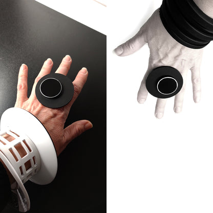 MOON statement ring Black Black