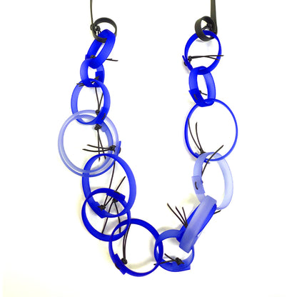 RITA sautoir "chaine" Bleu