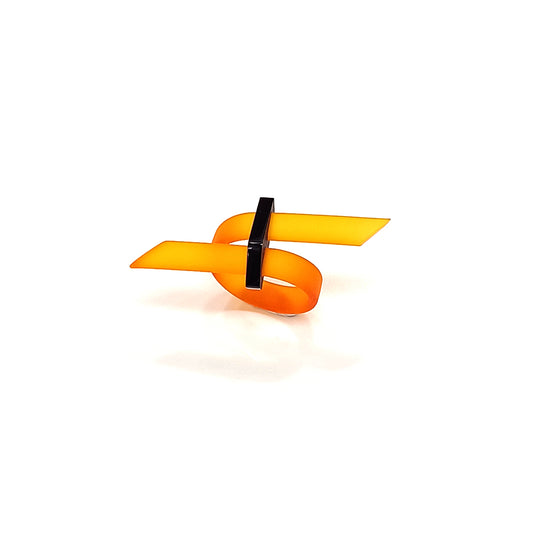 SANAGA adjustable ring Orange
